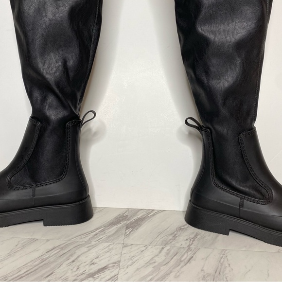 Jeffrey Campbell Black Over The Knee Boot 8 - Picture 8 of 15